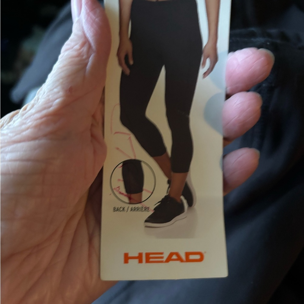 Head Black Polyester/Spandex Athletic Pants Size Small.  New With Tags. - Picture 3 of 5